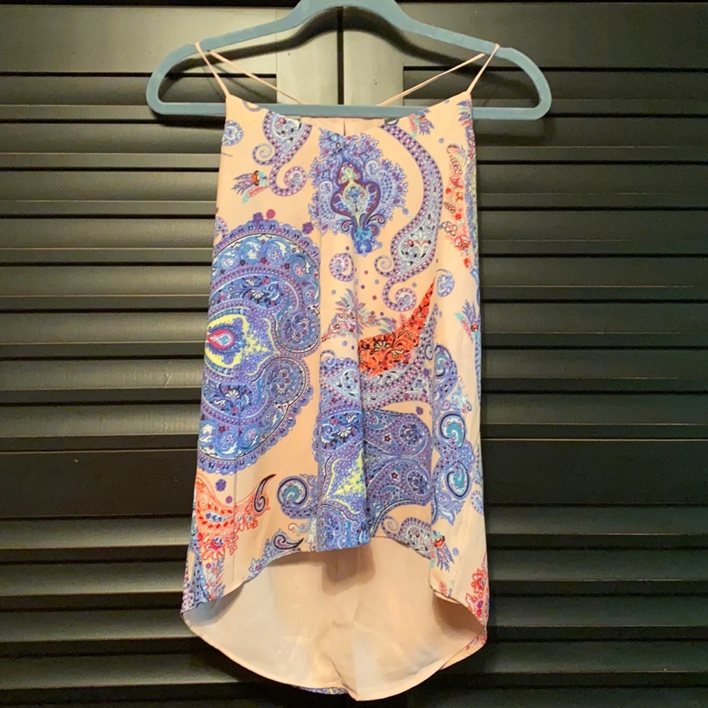 Express Pink Paisley Top